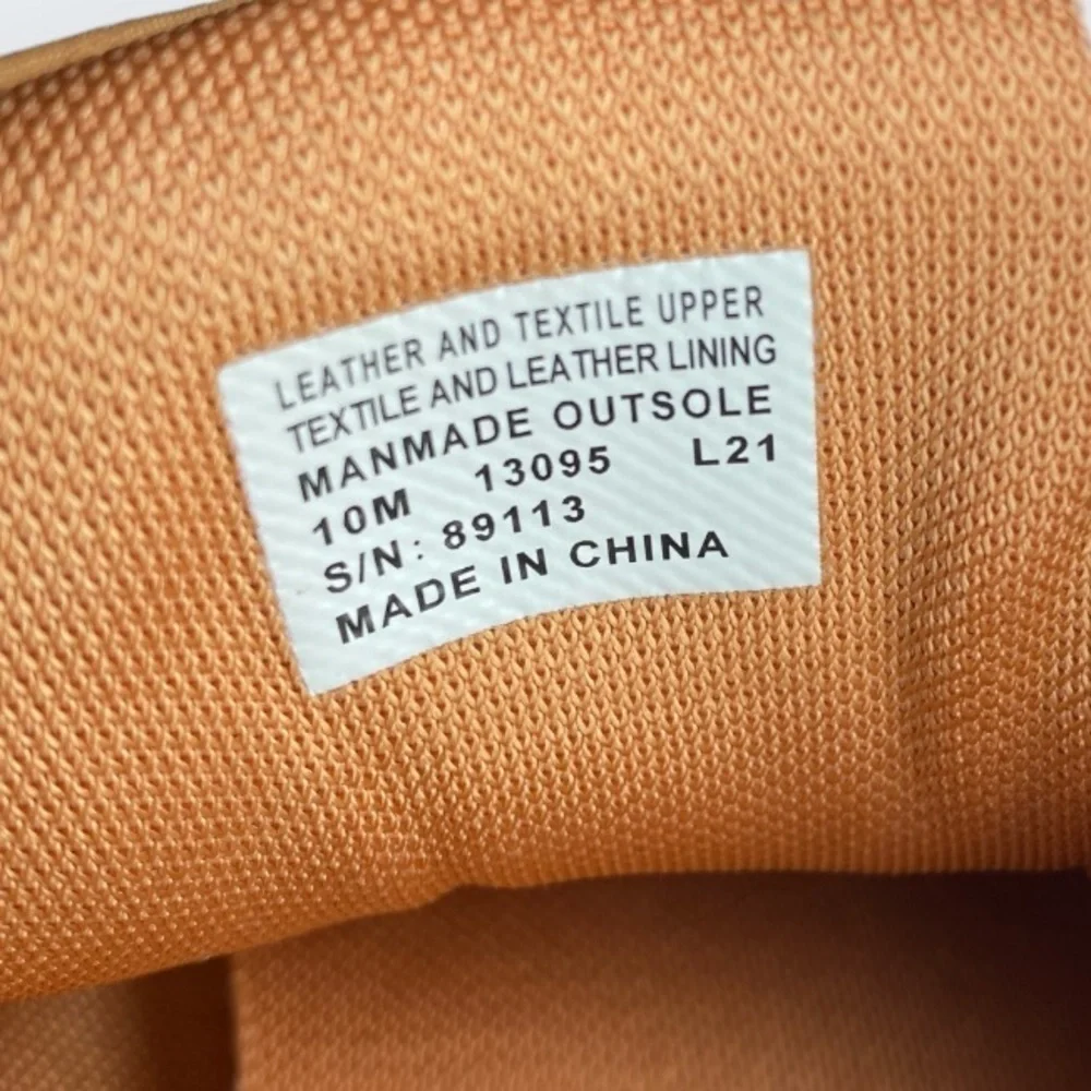 Tory Burch Peach Leather Sneakers in Size 10